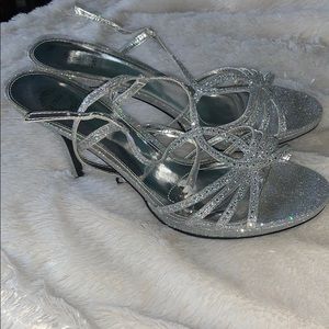 I. Miller sparkly heels